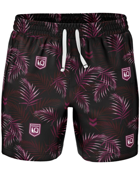 QLD Maroons State of Origin Mens Beach Volley Shorts