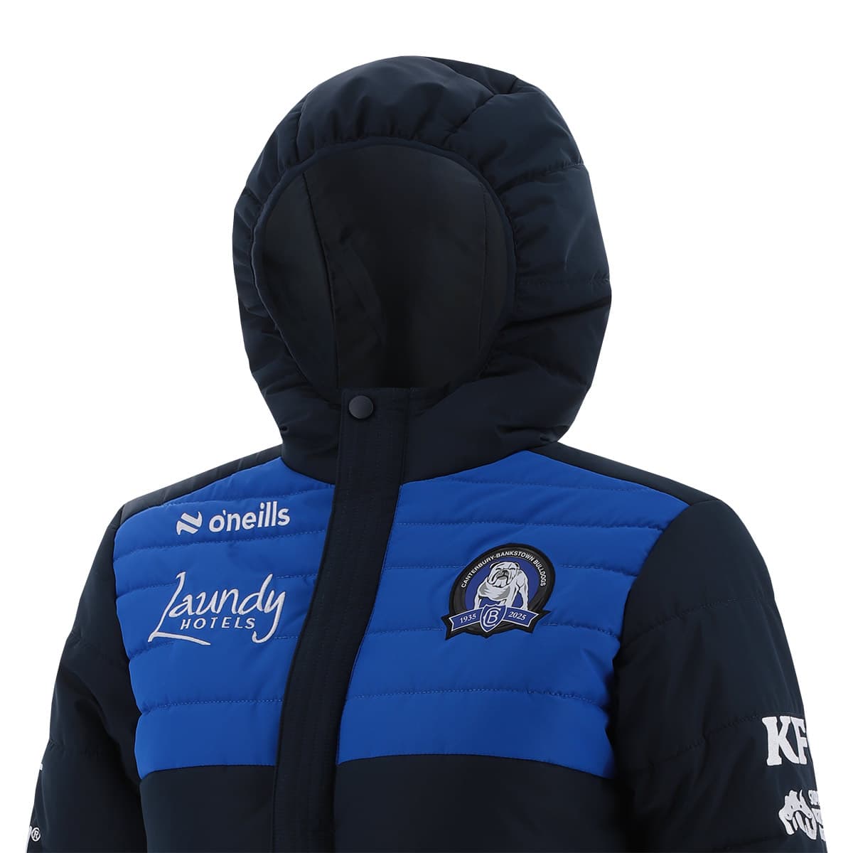 Canterbury Bulldogs 2025 NRL Ladies Hooded Padded Jacket