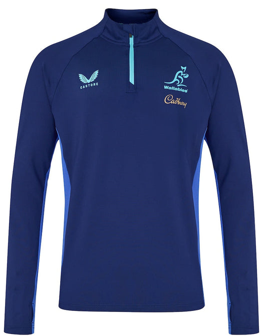 Australian Wallabies 2026 Rugby Union Mens Performance Midlayer Top
