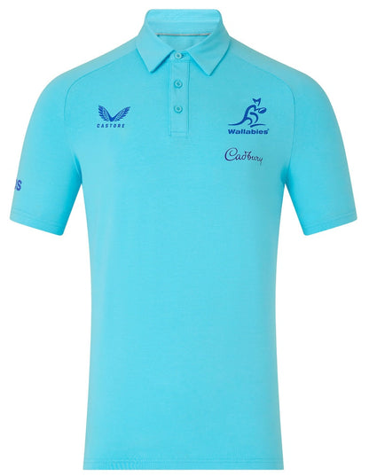 Australian Wallabies 2026 Rugby Union Mens Travel Polo Shirt