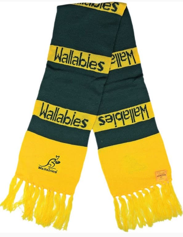 Australian Wallabies Adults Traditional Bar Scarf