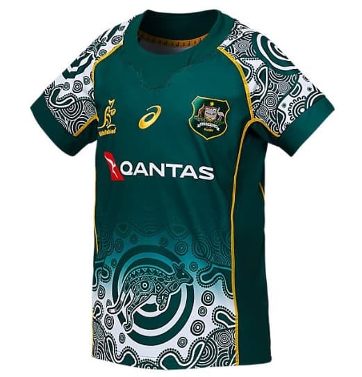 Australian Wallabies Rugby Union Kids Indigenous Alternate Jersey