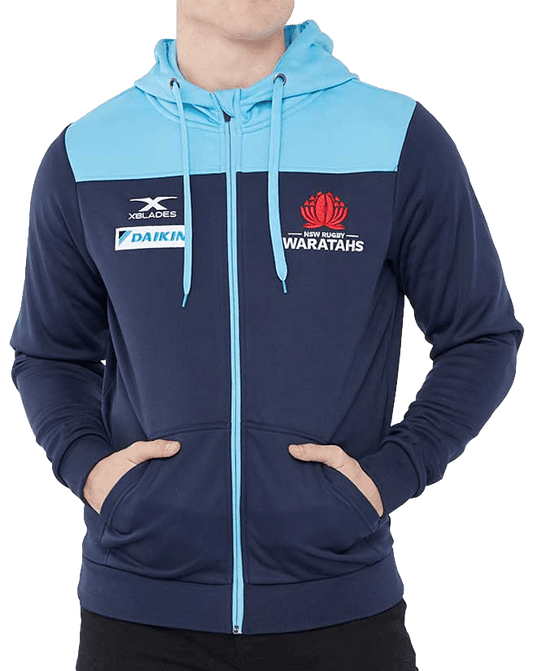 NSW Waratahs Super Rugby Kids Zip Up Hoody