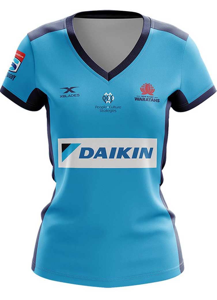 NSW Waratahs Rugby Union Ladies Home Jersey