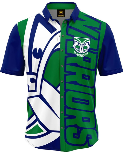New Zealand Warriors NRL Mens Showtime Party Shirt