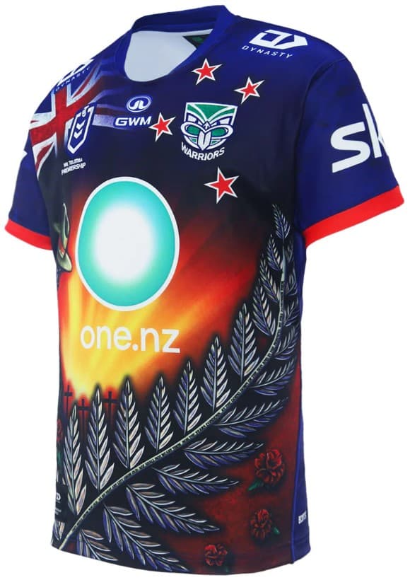 New Zealand Warriors 2024 NRL Kids Anzac Jersey