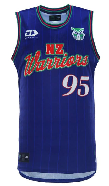 New Zealand Warriors 2024 NRL Kids Basketball Singlet