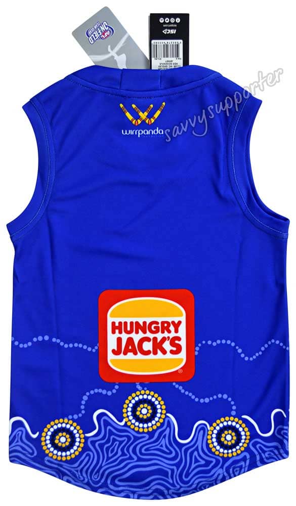 West Coast Eagles AFL Kids Indigenous Guernsey