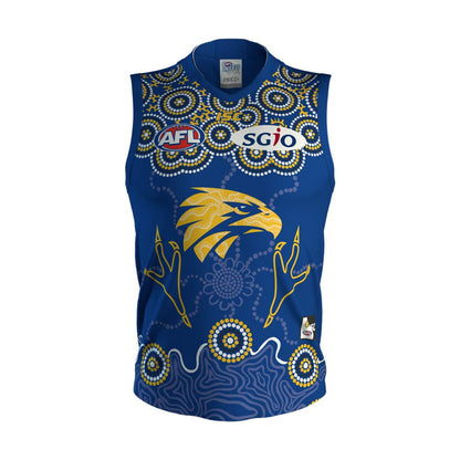 West Coast Eagles AFL Mens Indigenous Guernsey
