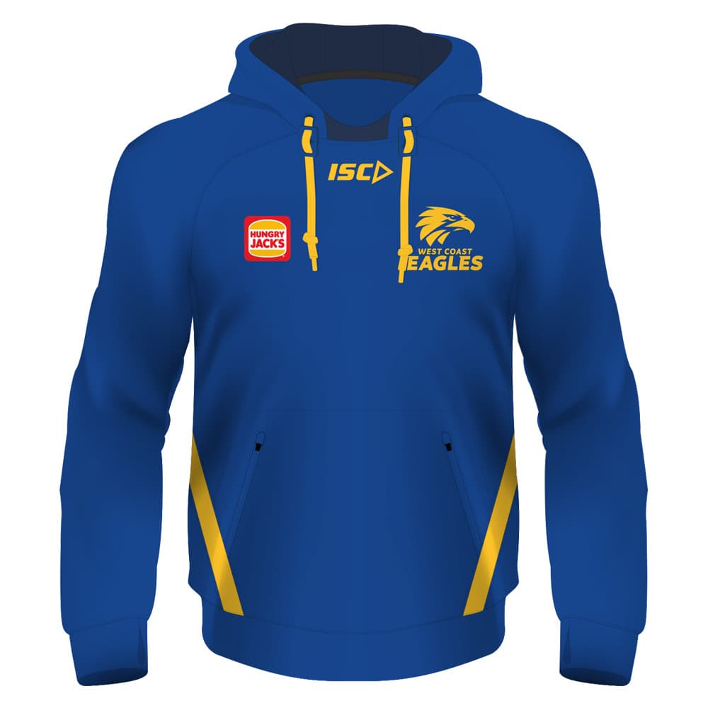 West Coast Eagles AFL Mens Squad Hoody
