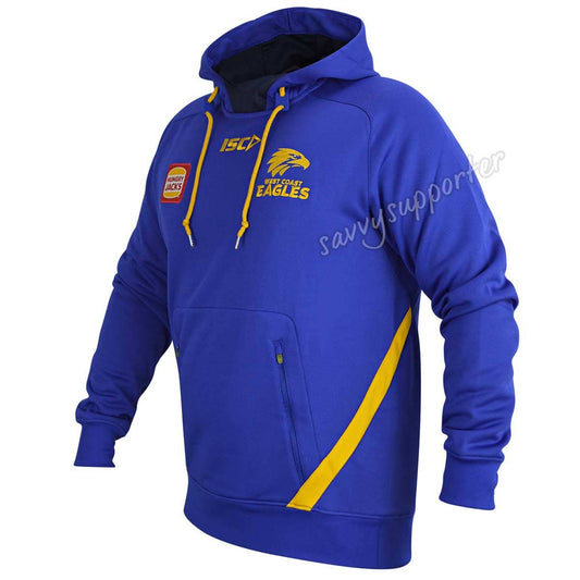 West Coast Eagles AFL Mens Squad Hoody