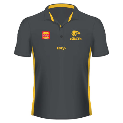 West Coast Eagles AFL Carbon Polo Shirt