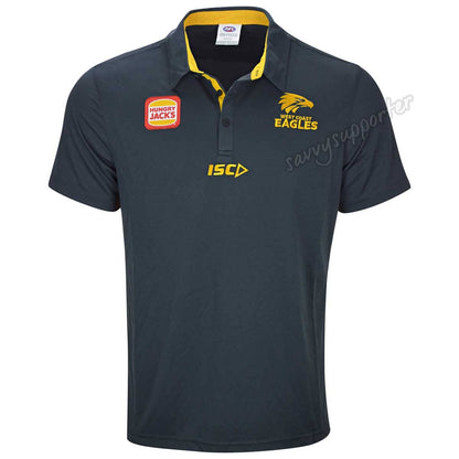 West Coast Eagles AFL Carbon Polo Shirt