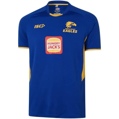 West Coast Eagles AFL Royal Gold Training Shirt