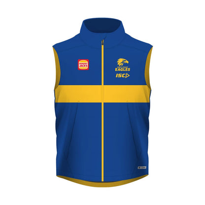 West Coast Eagles AFL Mens Padded Vest