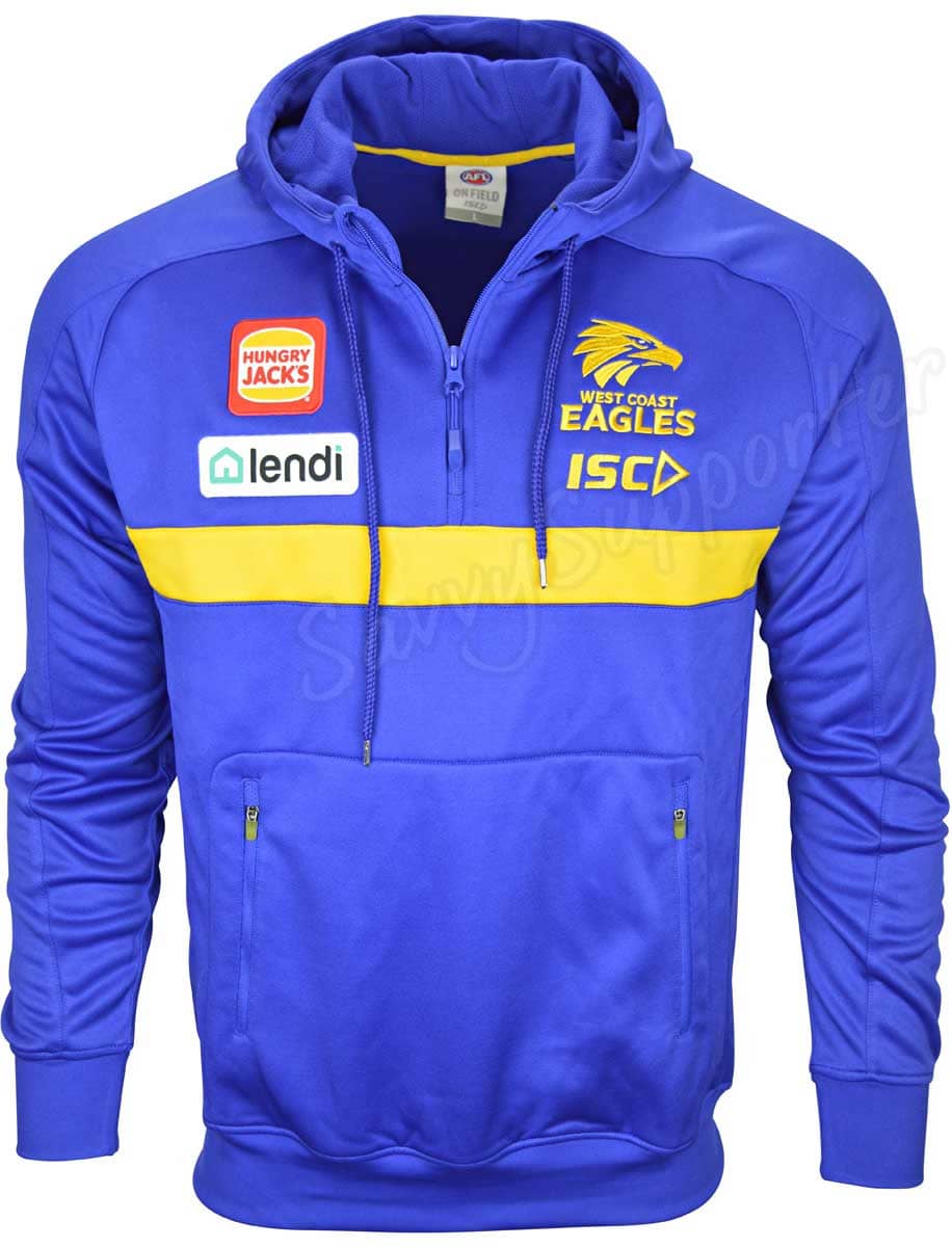 West Coast Eagles AFL Mens Squad Hoody
