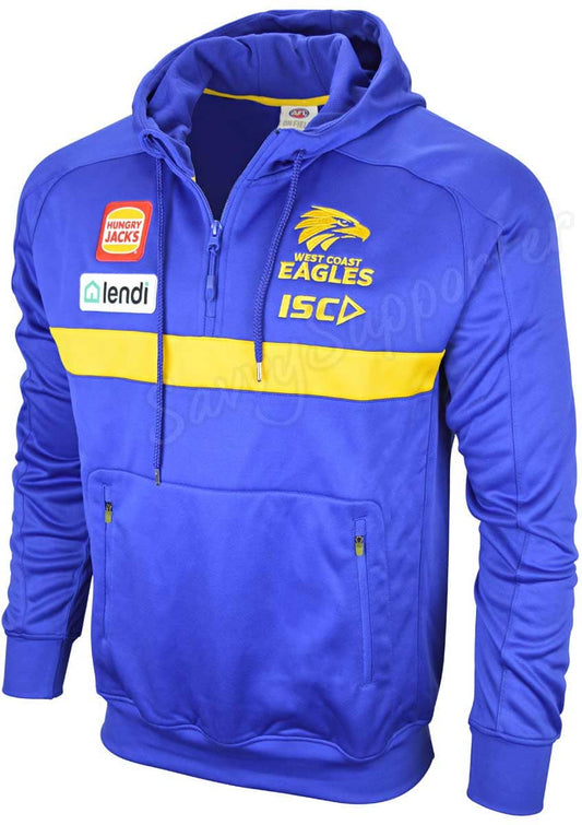 West Coast Eagles AFL Mens Squad Hoody