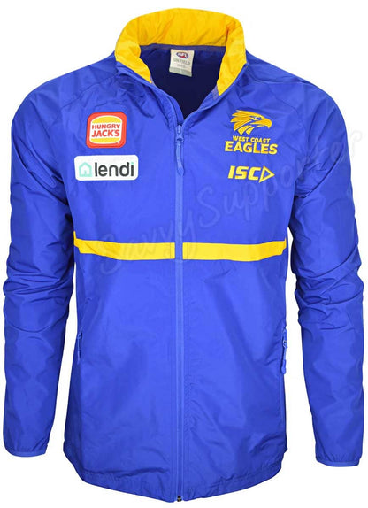 West Coast Eagles AFL Mens Wet Weather Jacket