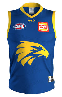 West Coast Eagles AFL Mens Training Guernsey