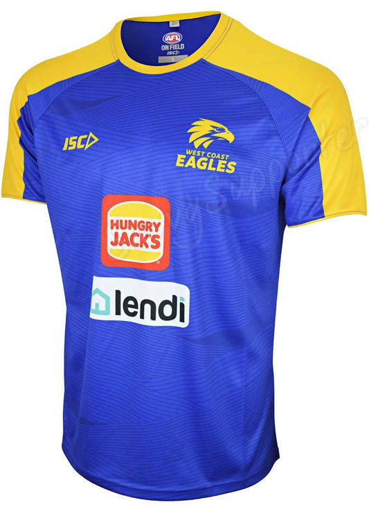 West Coast Eagles NRL Mens Royal Training Shirt