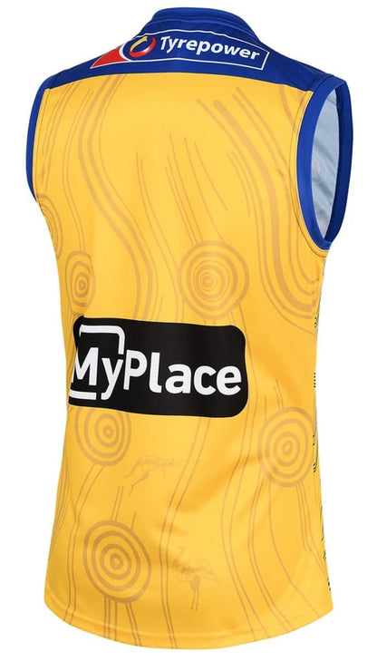 West Coast Eagles 2025 AFL Mens Indigenous Guernsey