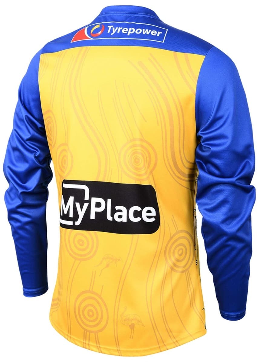 West Coast Eagles 2025 AFL Mens Long Sleeve Indigenous Guernsey