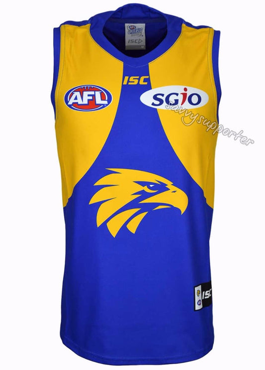 West Coast Eagles AFL Mens Home Guernsey