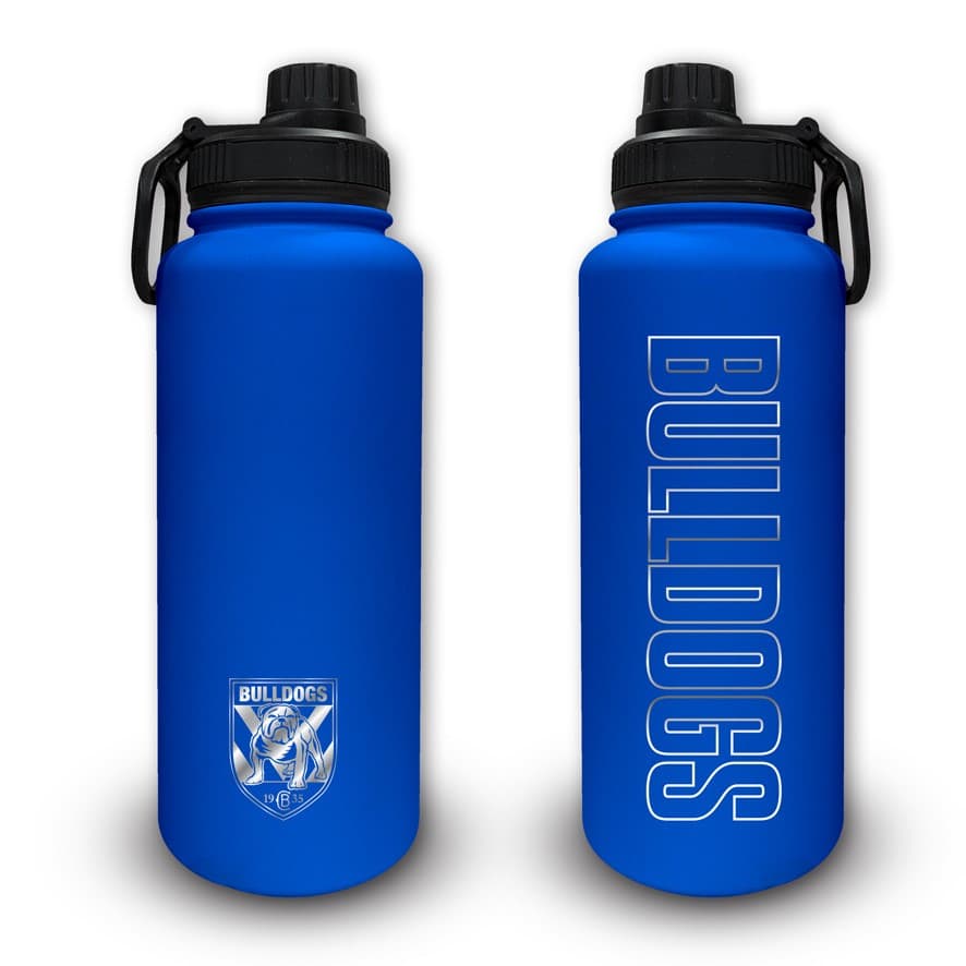 Canterbury Bulldogs NRL 960ml Stainless Steel Drink Bottle