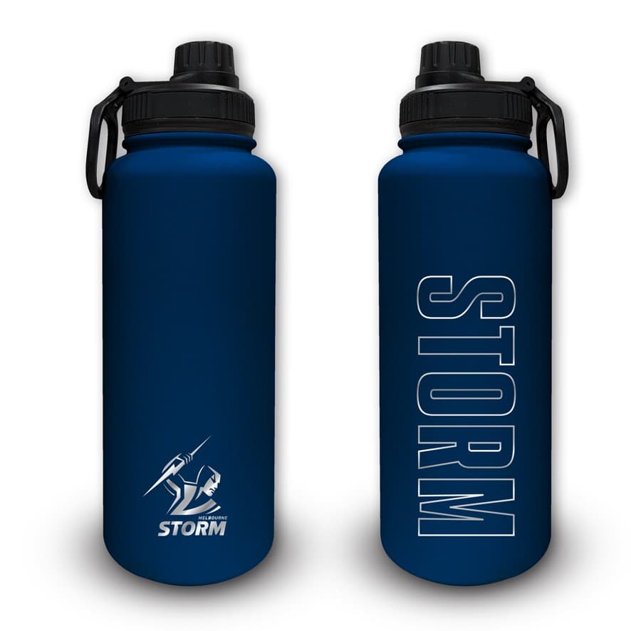 Melbourne Storm NRL 960ml Stainless Steel Drink Bottle
