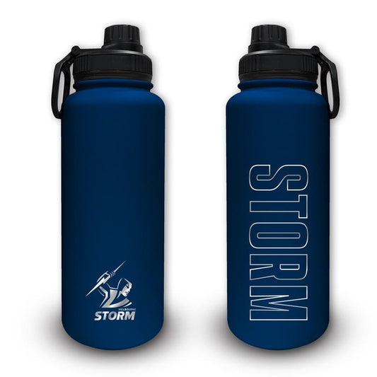 Melbourne Storm NRL 960ml Stainless Steel Drink Bottle