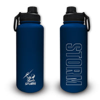 Melbourne Storm NRL 960ml Stainless Steel Drink Bottle