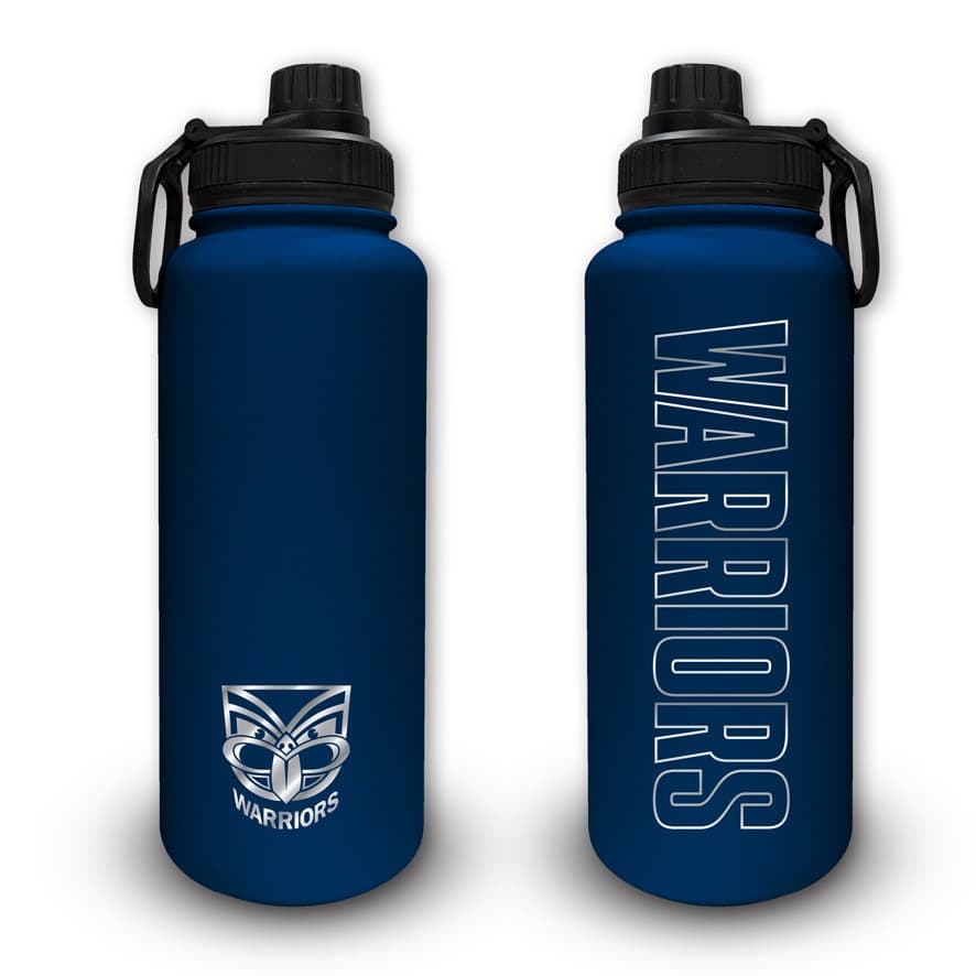 New Zealand Warriors NRL 960ml Stainless Steel Drink Bottle