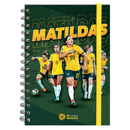 Australian Matildas Hard Cover Notebook