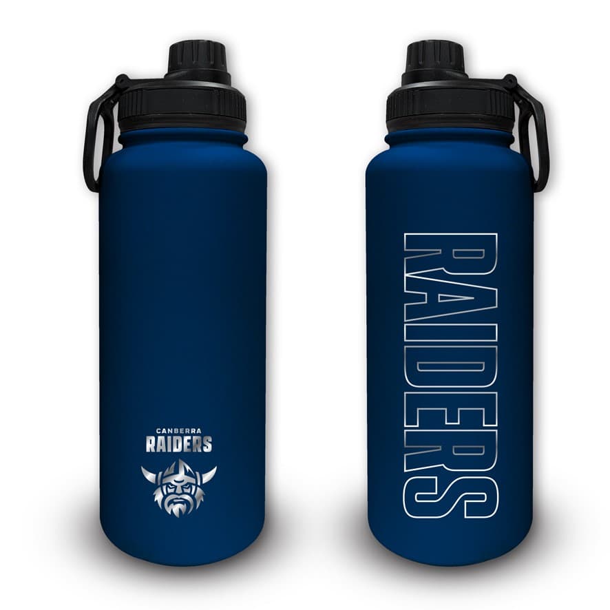 Canberra Raiders NRL 960ml Stainless Steel Drink Bottle