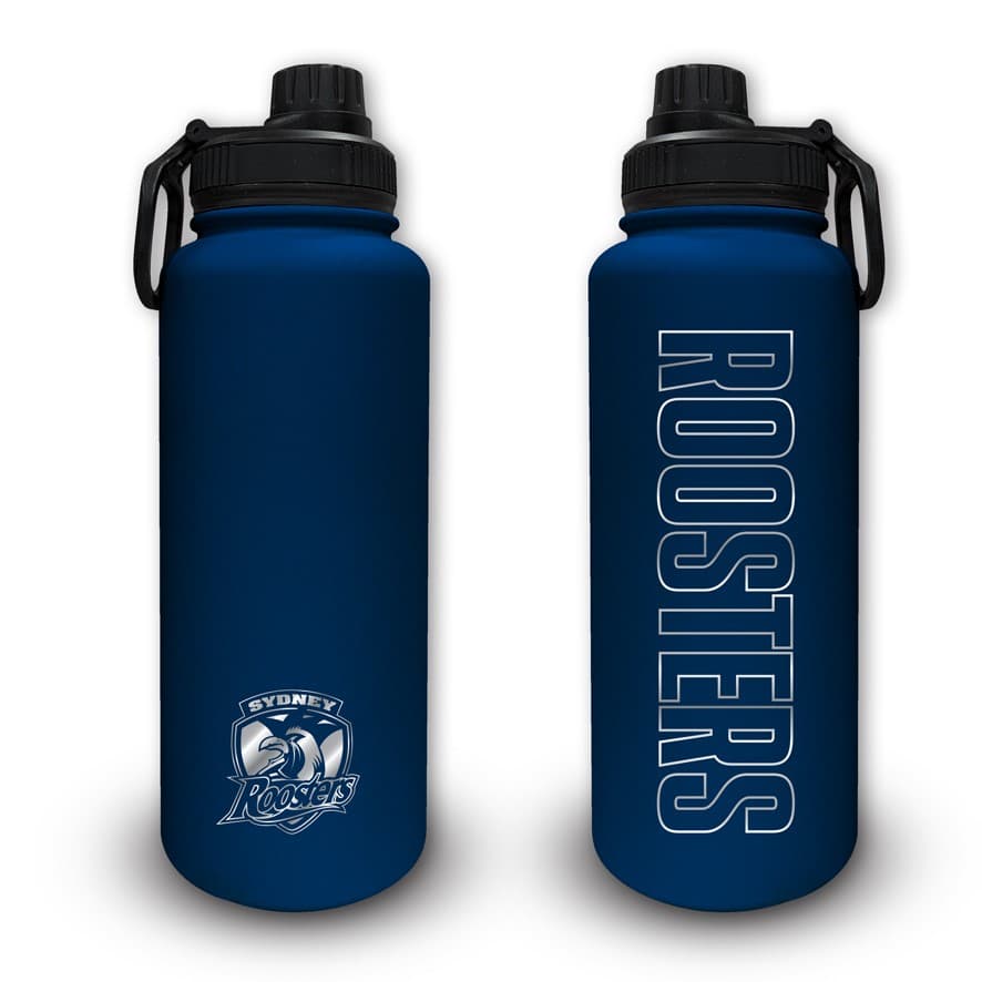 Sydney Roosters NRL 960ml Stainless Steel Drink Bottle