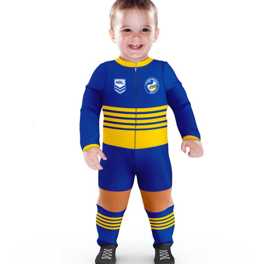 Parramatta Eels NRL Infant Zip Footysuit