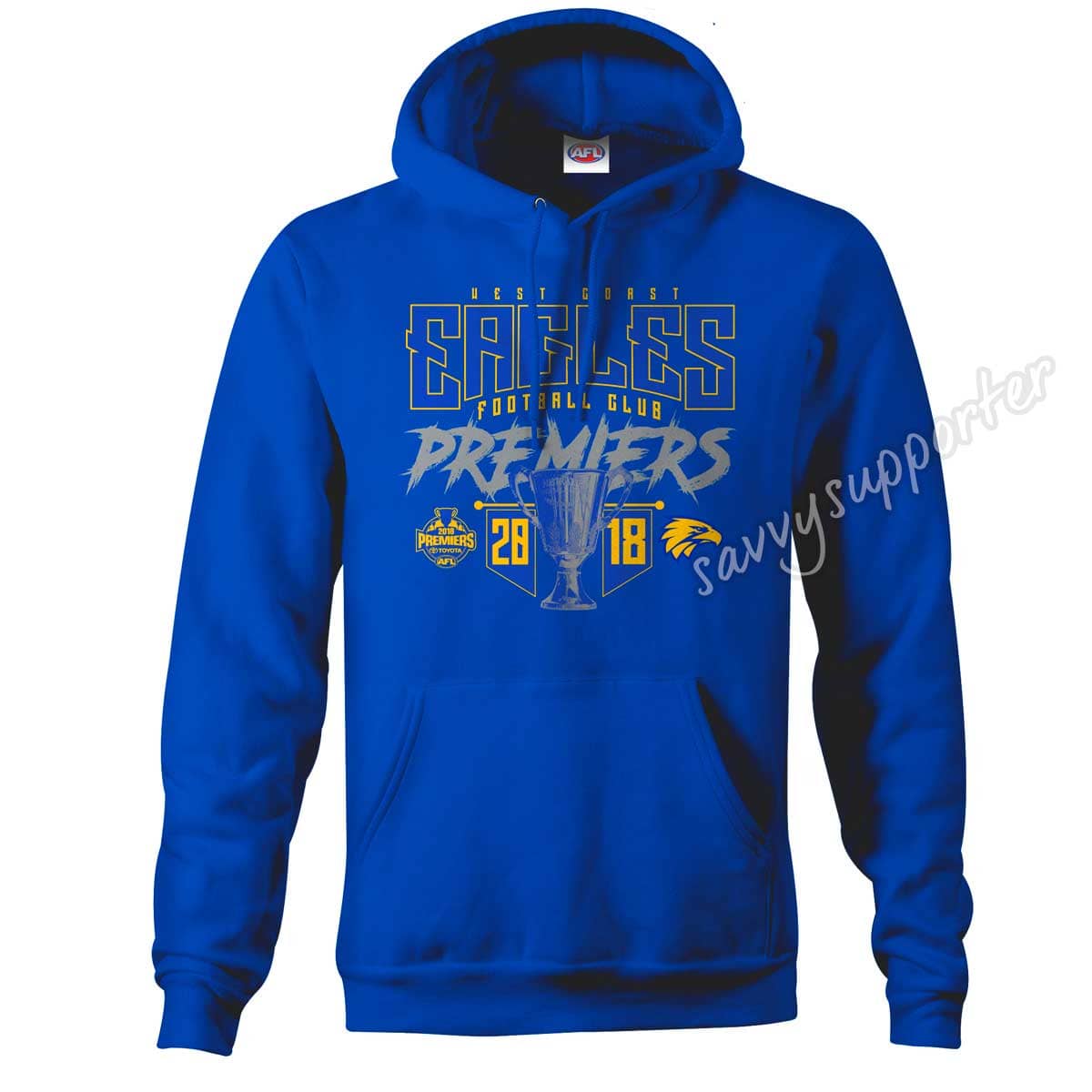 West Coast Eagles Mens Premiers Hoody P2