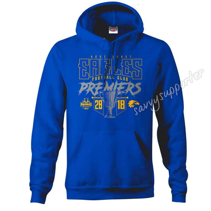 West Coast Eagles Mens Premiers Hoody P2