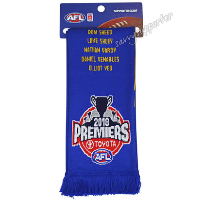 West Coast Eagles AFL Premiers Scarf