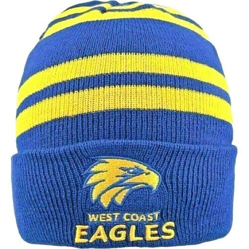 West Coast Eagles AFL Adults Wozza Beanie