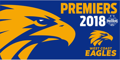 West Coast Eagles AFL Premiers Pole Flag 900mm X 1800mm