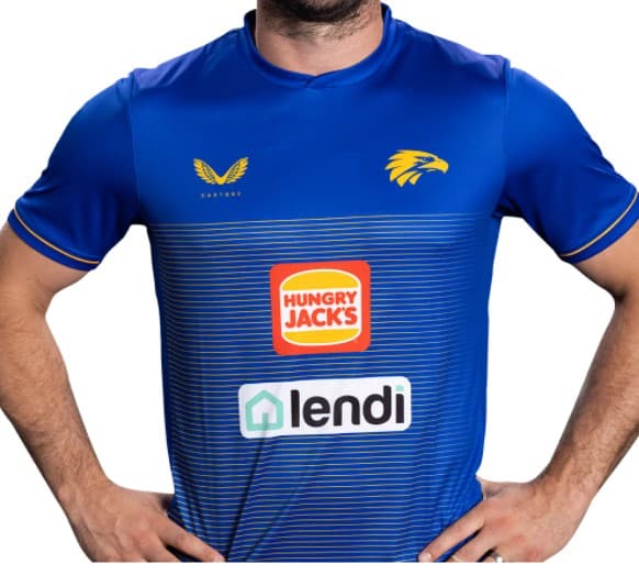 West Coast Eagles AFL Mens Training Shirt