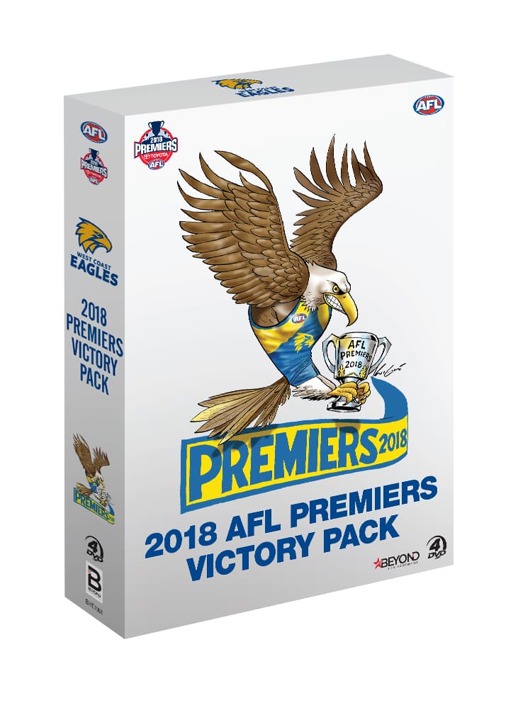 West Coast Eagles AFL Premiers Victory Pack DVD Box Set