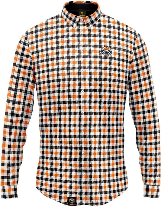 Wests Tigers NRL Mens Dawson Business Shirt