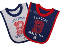 Western Bulldogs Baby Bib 2 Pack