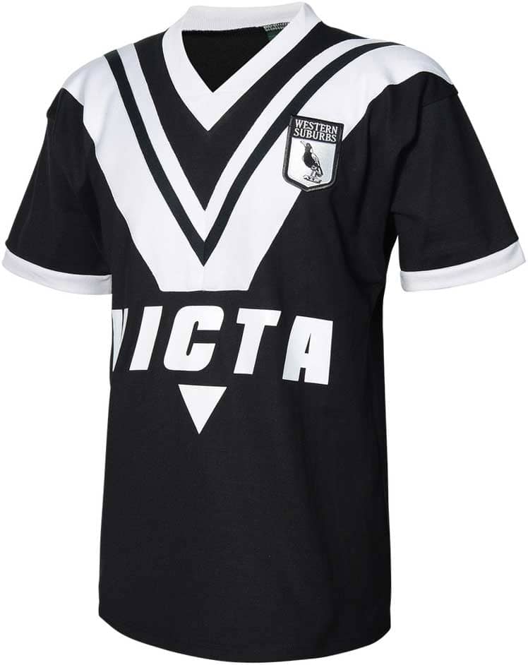 Western Suburbs Magpies 1978 Mens Retro Jersey
