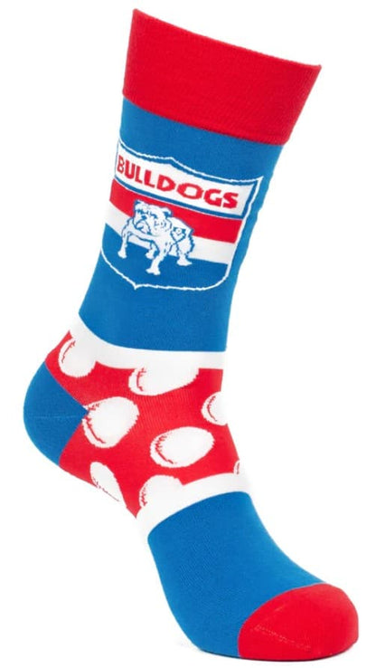 Western Bulldogs AFL Adults 2 Pack Heritage Socks