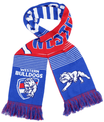 Western Bulldogs AFL Adults Linebreak Scarf
