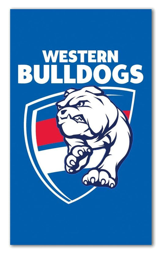Western Bulldogs AFL Supporter Flag 150cm by 90cm