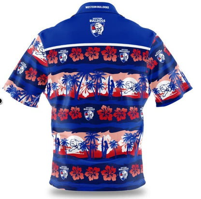 Western Bulldogs AFL Mens Hawaiian Shirt